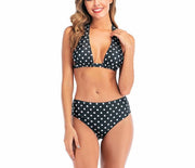 Split Swimsuit |Sexy Polka Dot High Waist Bikini | SnF Beachwear | SnF Essentials SnF Beachwear