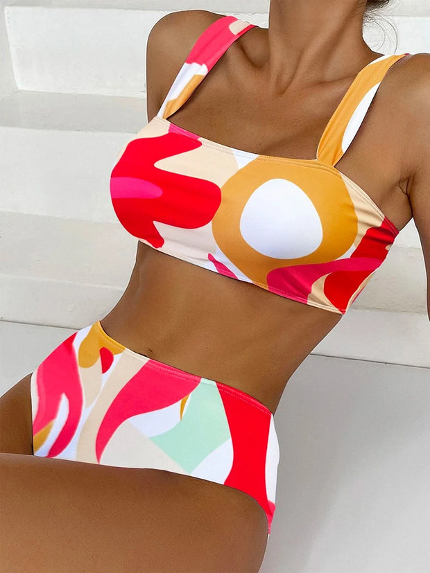 High Waist Floral Bikini Swimsuit Women SnF Essentials